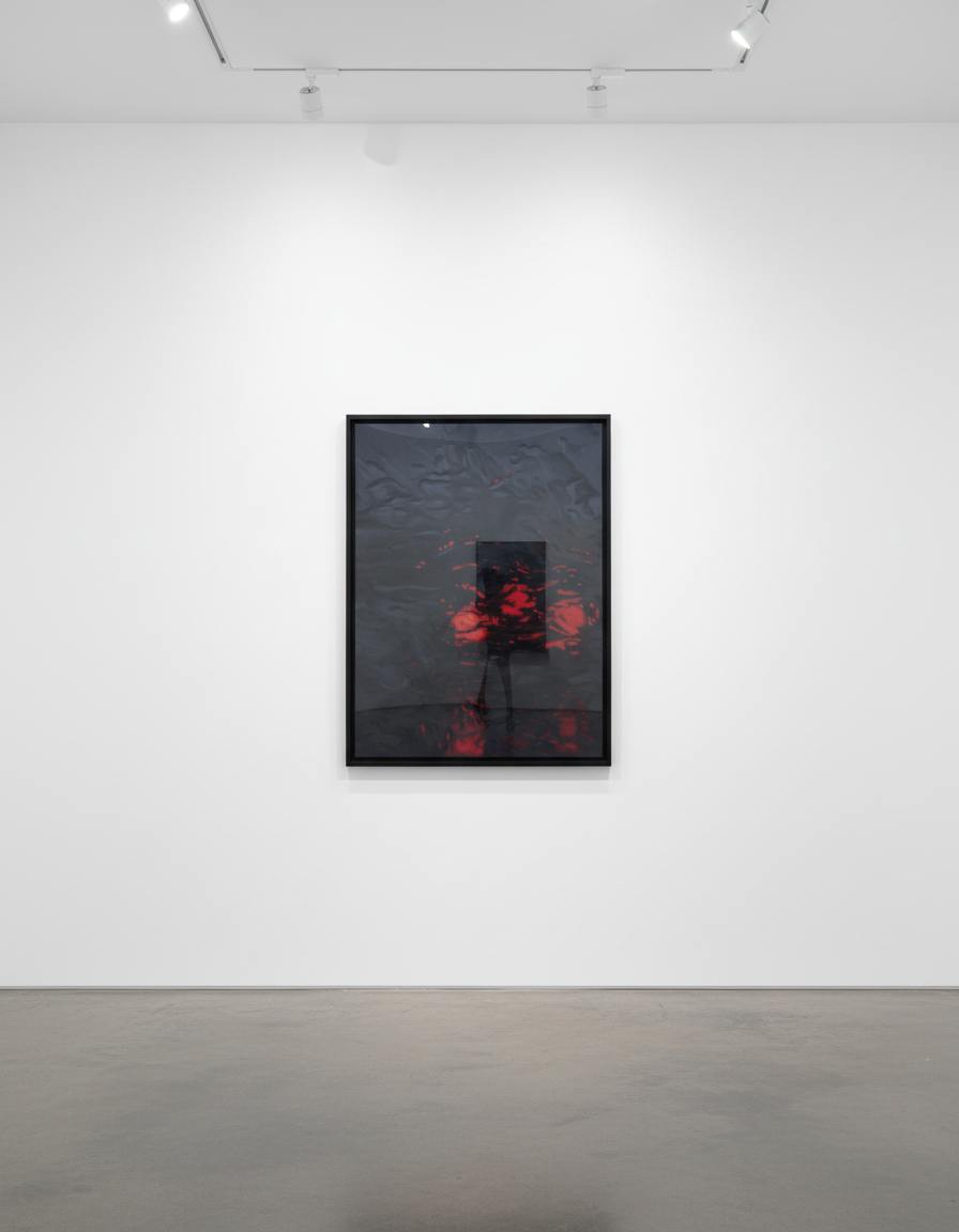 Gregory Thielker - Prelude (Red), 2023, Oil on linen