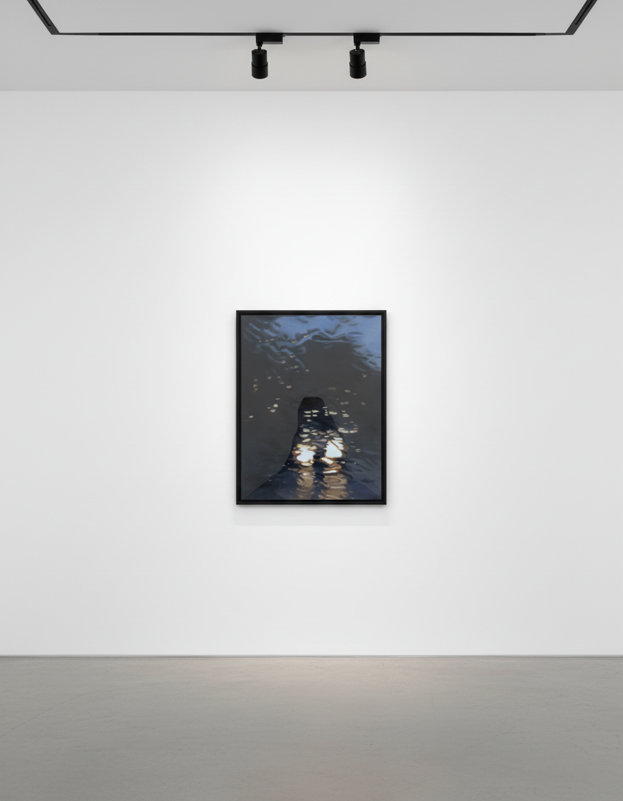 Gregory Thielker - Prelude (Slate), 2024, Oil on canvas