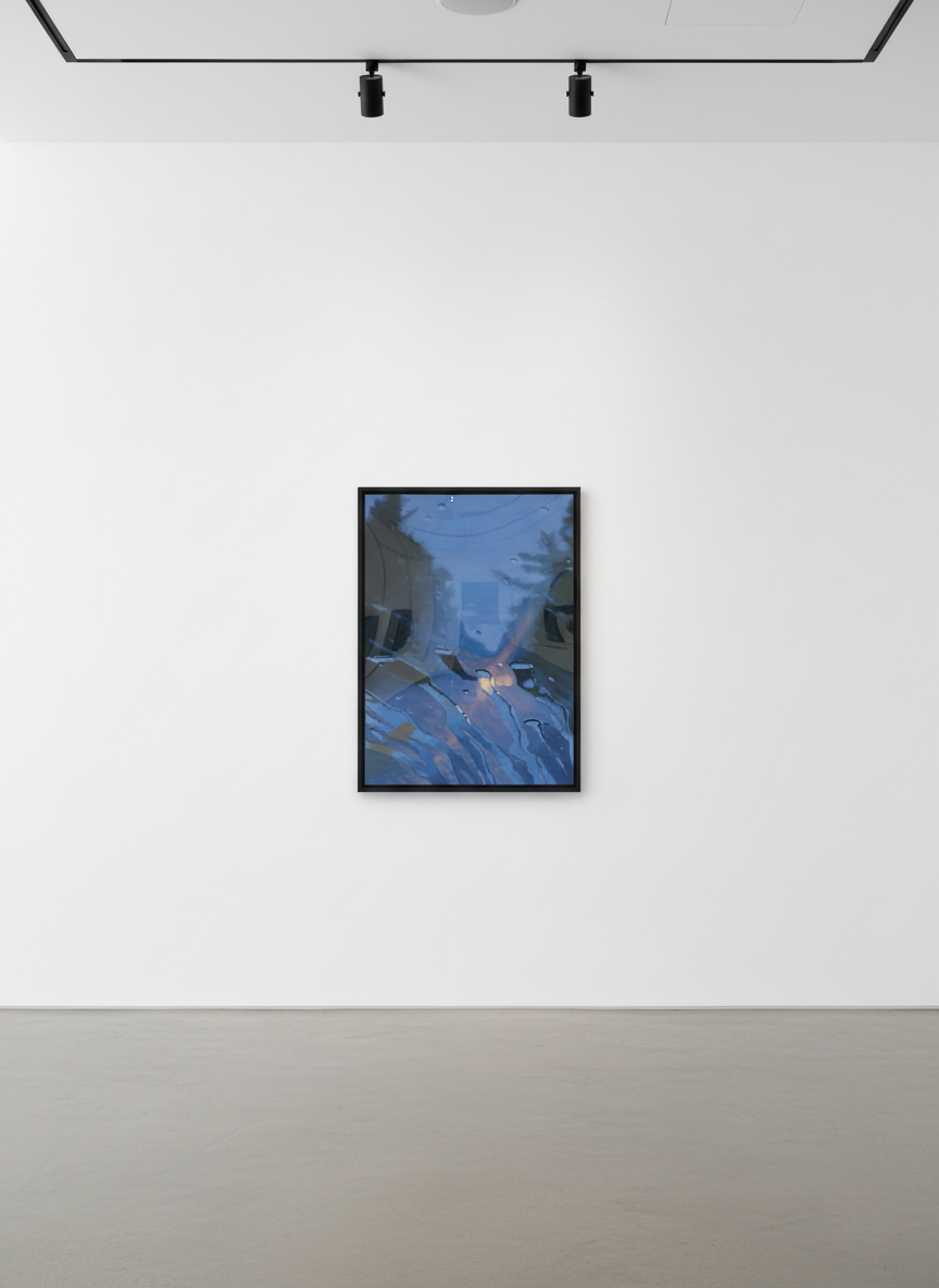 Gregory Thielker - Prelude (Violet), 2024, Oil on canvas