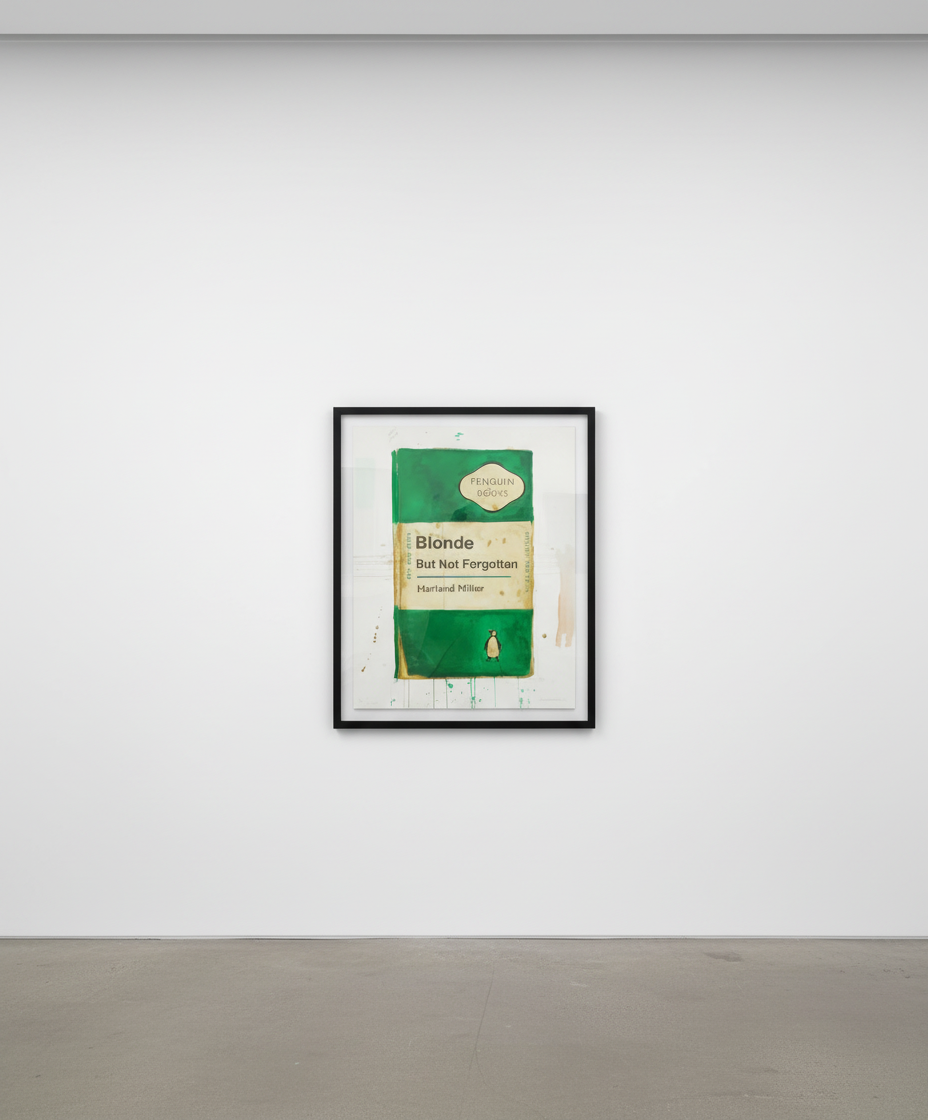 Harland Miller - Blonde But Not Forgotten, 2013, Screen print