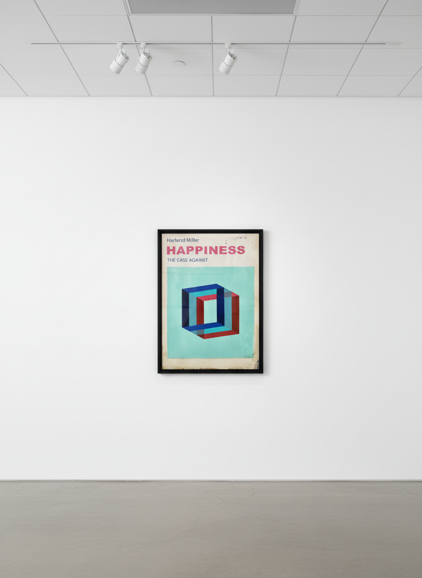 Harland Miller - Happiness, The Case Against (Small), 2017, Etching and linocut