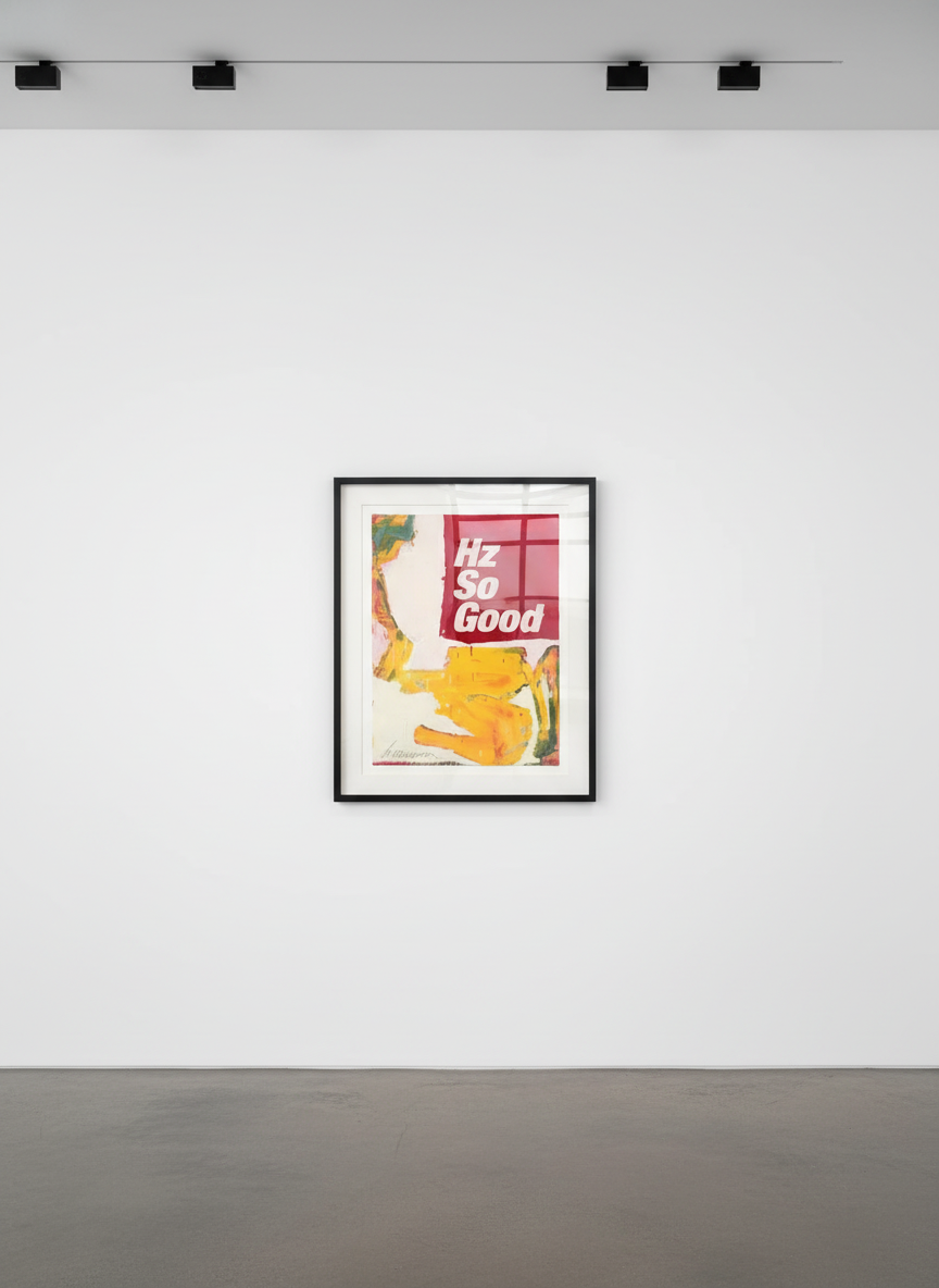 Harland Miller - Hz So Good, 2022, Etching with relief print on paper
Signed and numbered by the artist