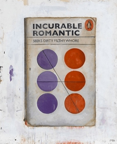 Harland Miller - Incurable Romantic, 2011, Screen print