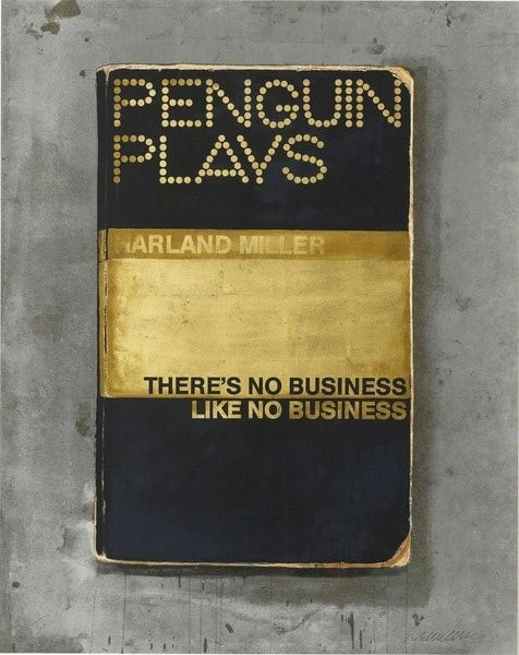 Harland Miller - There’s No Business Like No Business, 2015, Screen print