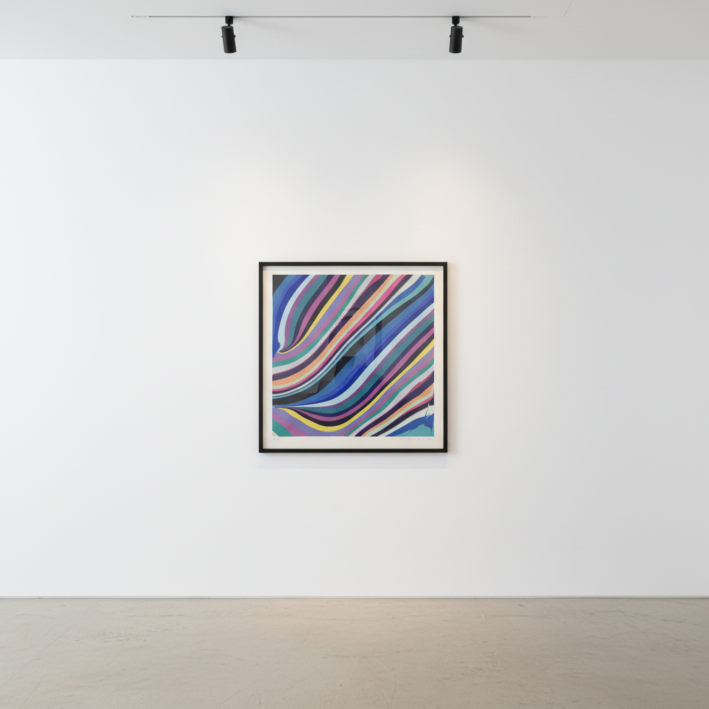 Ian Davenport - Evening, 2019, Etching