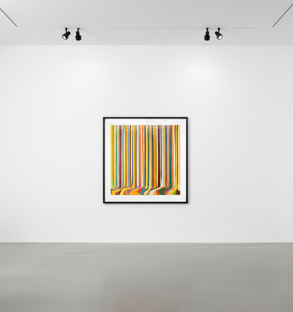 Ian Davenport - Summer (The Four Seasons), 2019, One from a series of four etchings with chine collé on Hahnemühle Bright ...