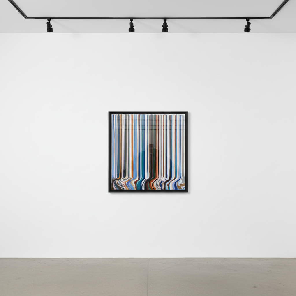 Ian Davenport - Winter (The Four Seasons), 2019, One from a series of four etchings with chine collé on Hahnemühle Bright ...