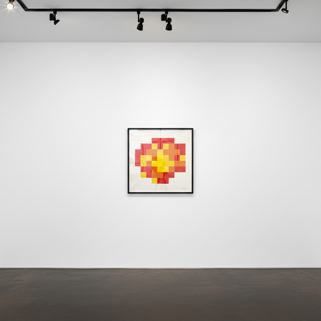 Invader - Explosion, 2015, Silkscreen