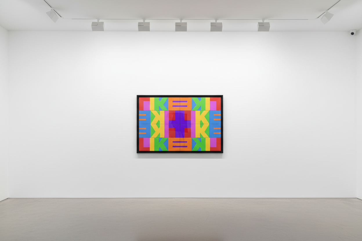 James Joyce - 8 Likes, 2019, Polyptych acrylic on canvas