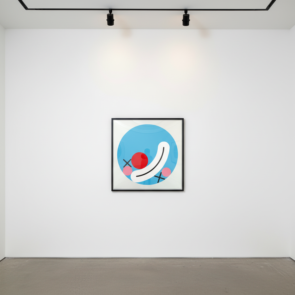 James Joyce - Abandoning Reason (Blue), 2021, Silkscreen on Somerset Satin White 410 GSM