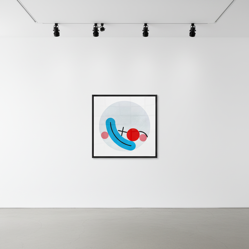 James Joyce - Nothing Serious (Diamond Dust), 2019, Silkscreen with a diamond dust overlay