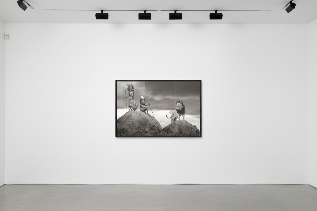 James Lewin - The Warriors, 2025, Silver gelatin print