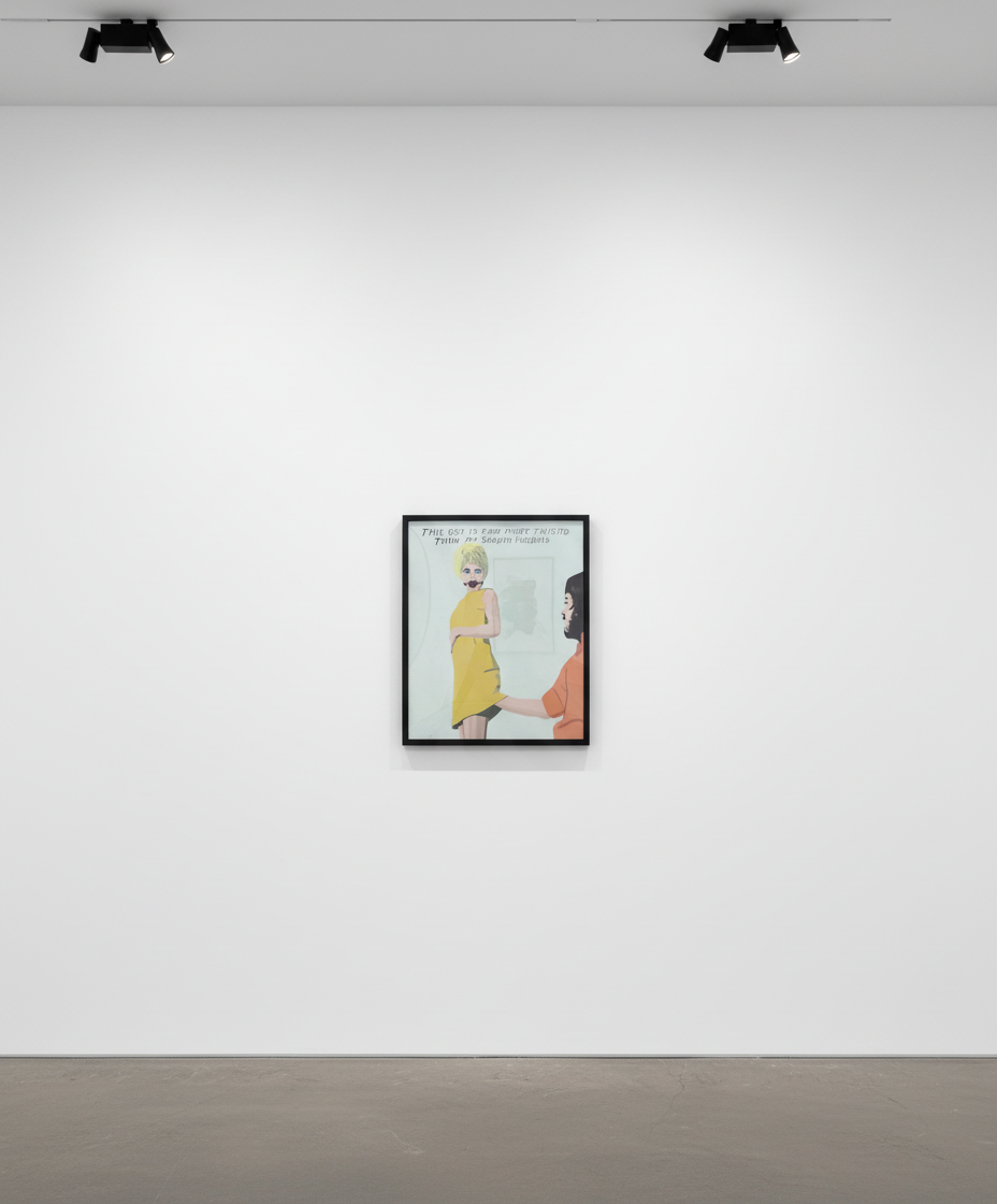 Javier Mayoral - Twisted Guy, Acrylic on wood panel