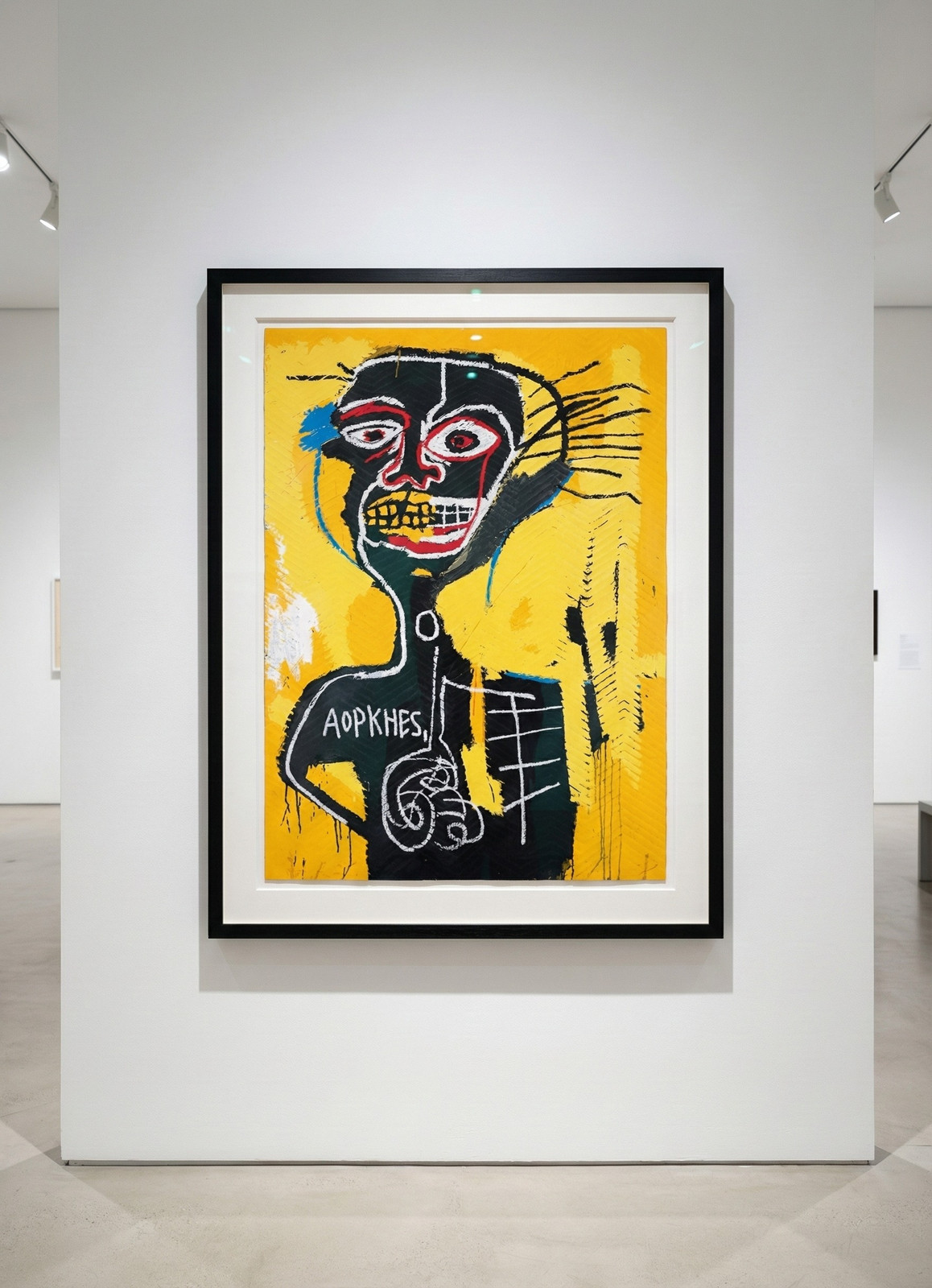 Jean-Michel Basquiat - Cabeza, from Portfolio II, 1982-2004, Screen print
