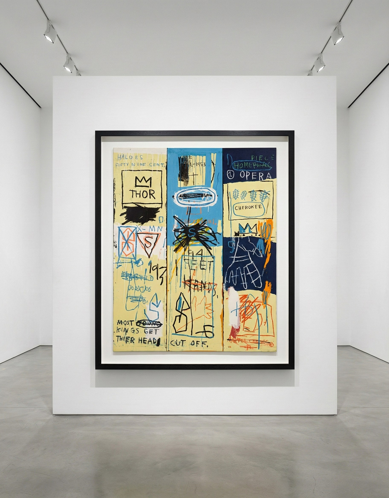 Jean-Michel Basquiat - Charles The First, from Portfolio II, 1982-2004, Screen print