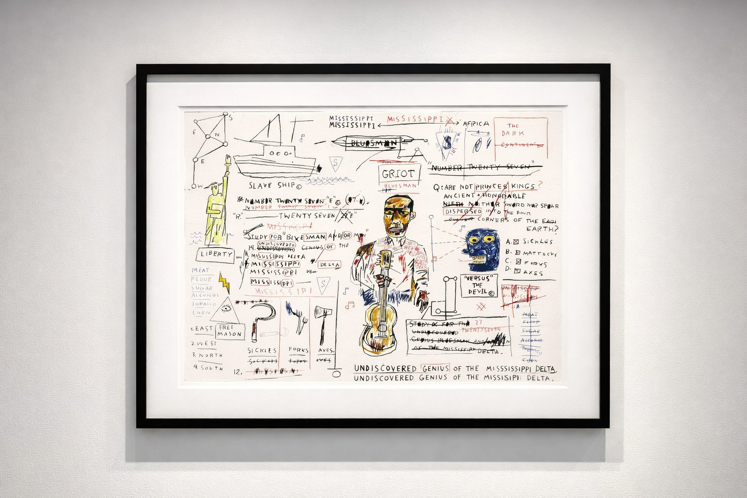 Jean-Michel Basquiat - Undiscovered Genius, 1982/83-2019, Screen print