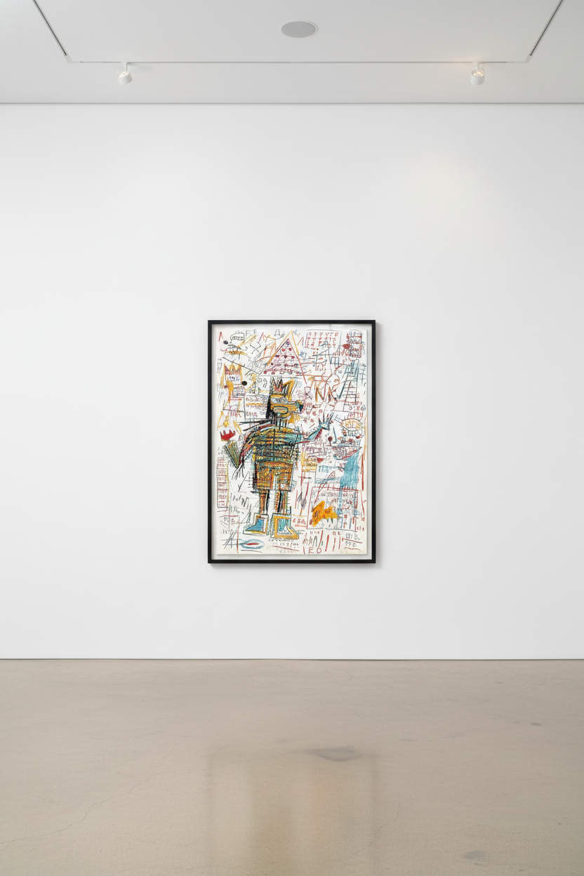 Jean-Michel Basquiat - Untitled 1, from The Figure Portfolio, 1982-2023, Screen print