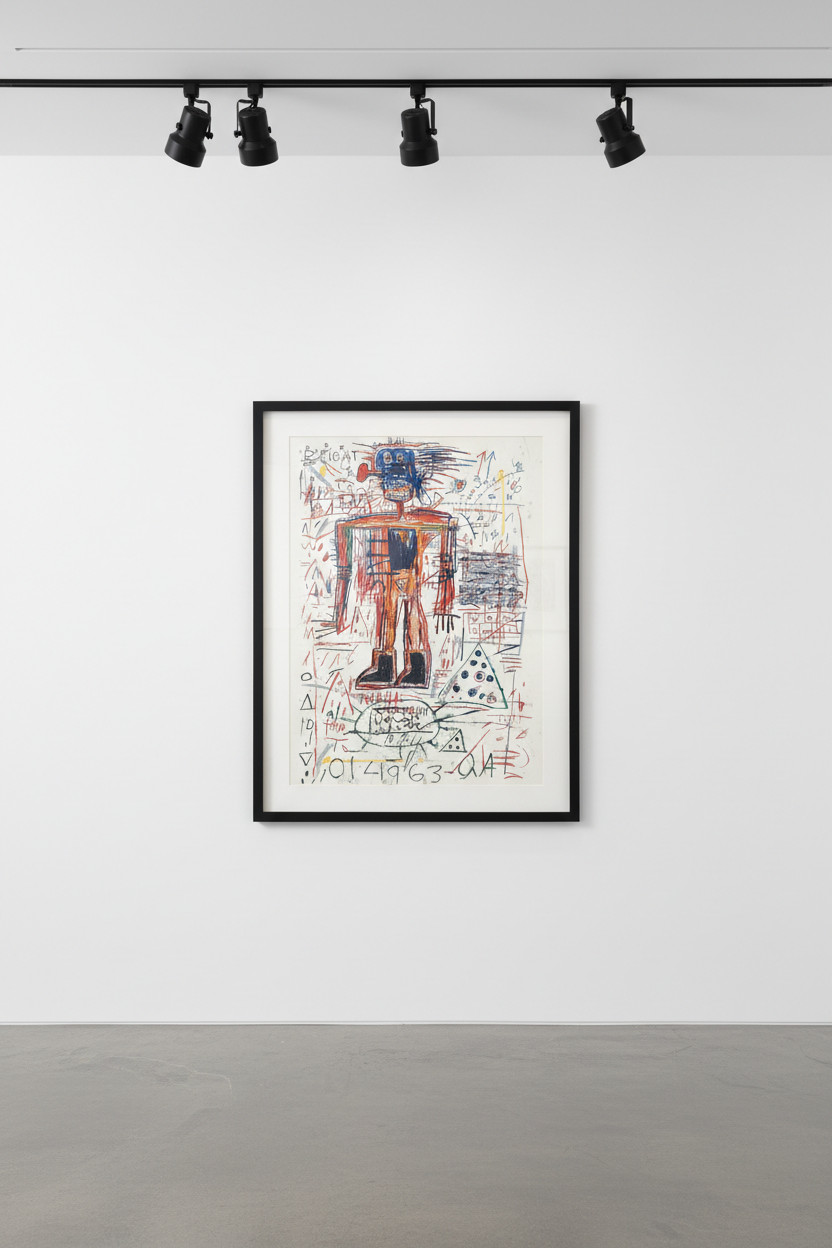 Jean-Michel Basquiat - Untitled 2, from The Figure Portfolio, 1982 - 2023, Screen print