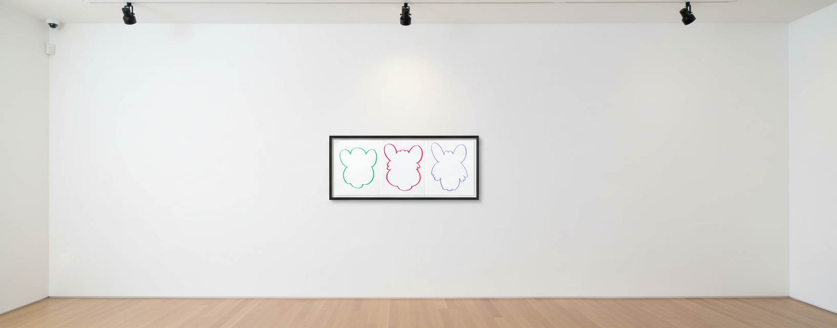 Jeff Koons - Fun, 1998, 3 grano-lithographs on Biber GS coated board