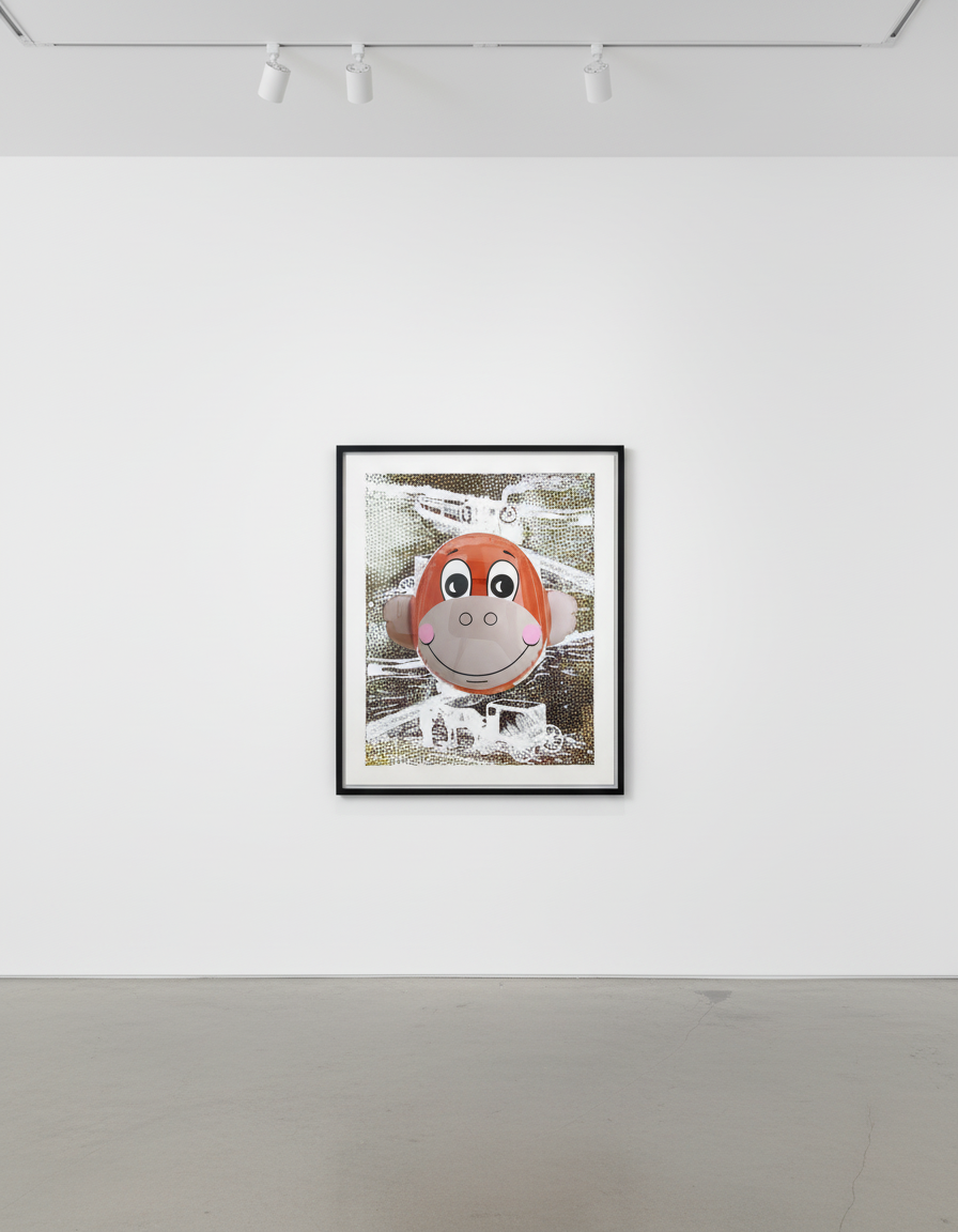 Jeff Koons - Monkey Train (Dots), 2007, Silkscreen