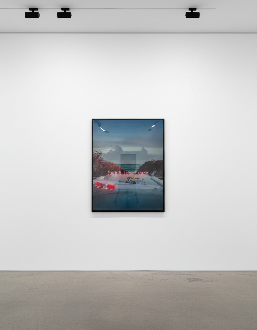 Jeffrey Czum - Couldn't Care Less, 2025, Digital C-Print on Archival Metallic Luster Photographic Paper