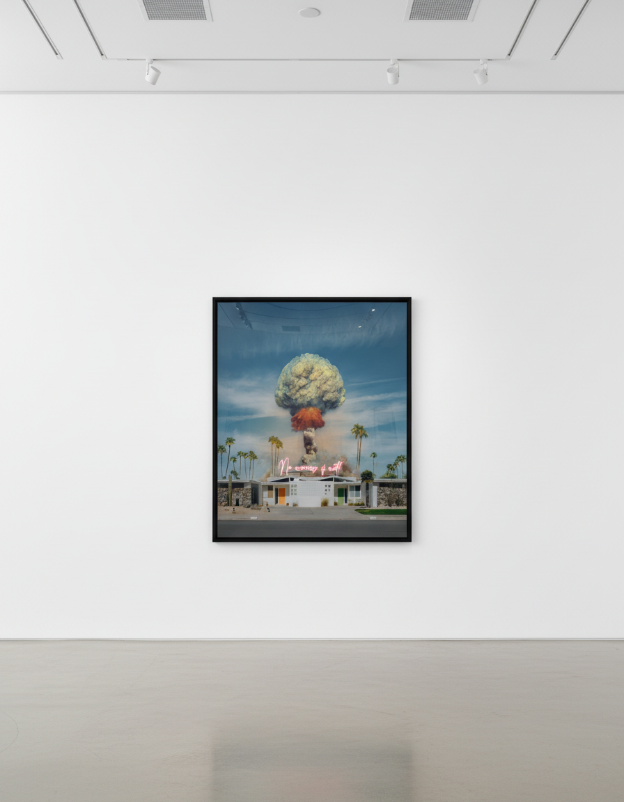 Jeffrey Czum - Social Anxiety, 2024, Digital C-Print on Archival Metallic Luster Photographic Paper