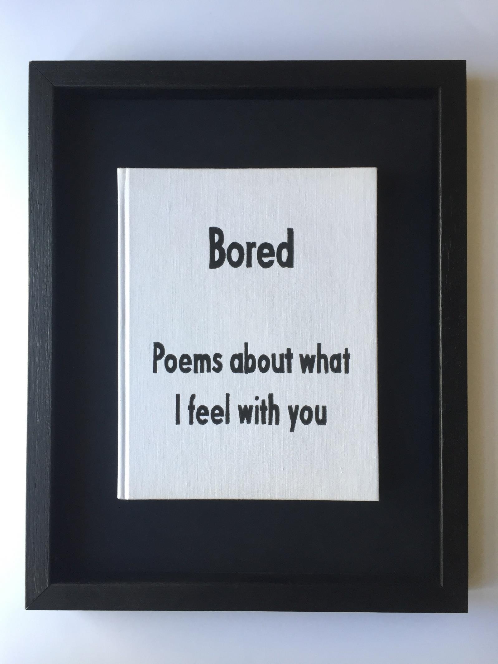 Johan Deckmann - Bored, 2026, Acrylic on Book