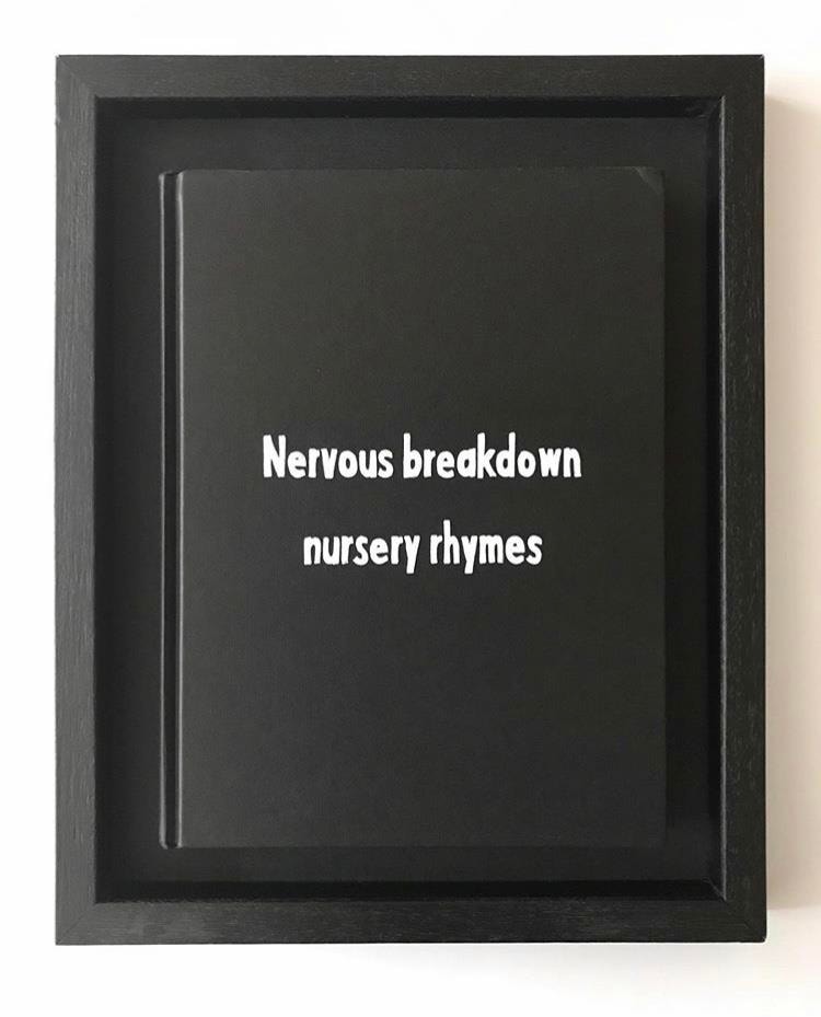 Johan Deckmann - Nervous Breakdown Nursery Rhymes, 2026, Acrylic on Book