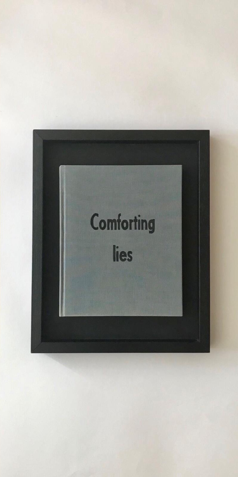 Johan Deckmann - Comforting Lies, 2026, Acrylic on Book