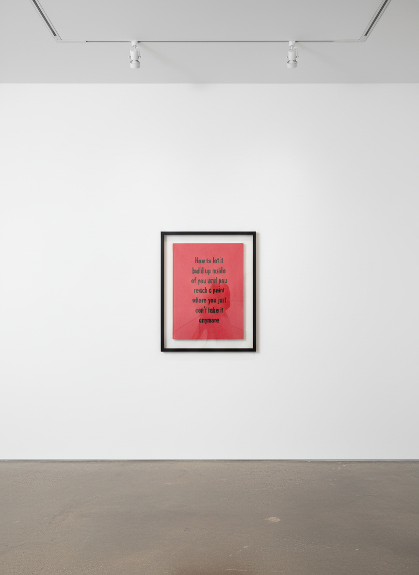 Johan Deckmann - How To Let It Build Up, 2024, Acrylic on book