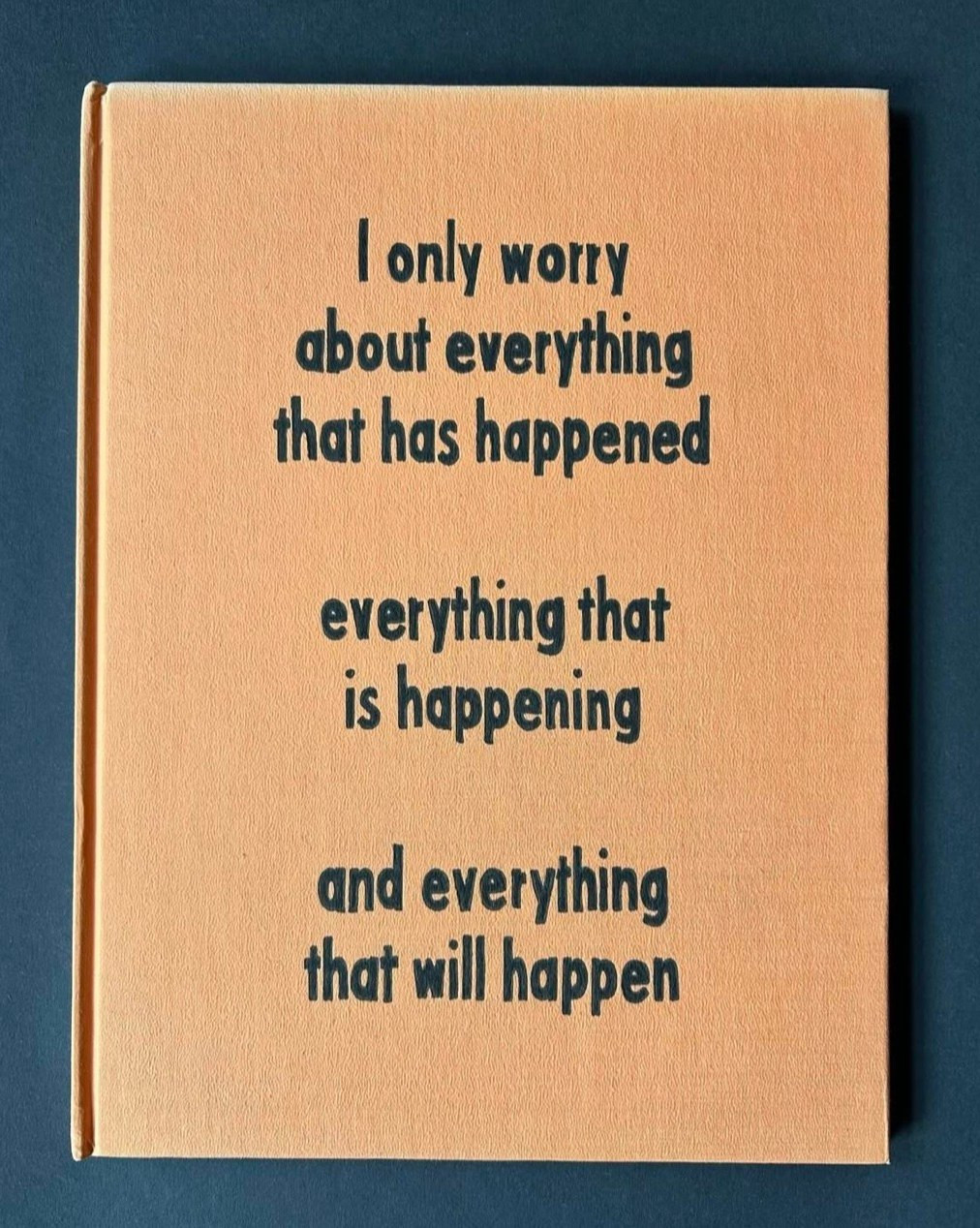 Johan Deckmann - I Only Worry About Everything, 2024, Acrylic on book