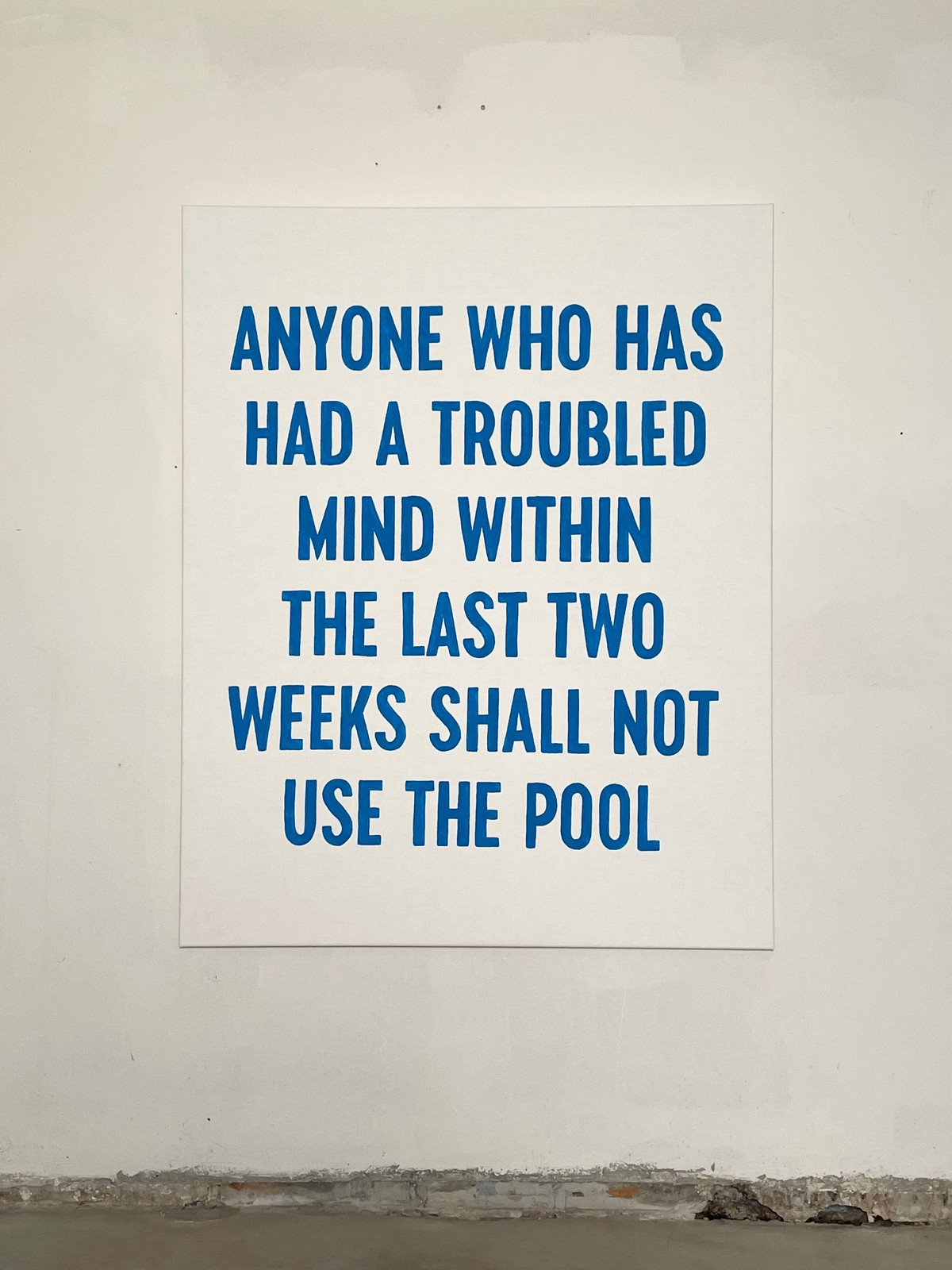 Johan Deckmann - The Pool, 2022, Acrylic on canvas