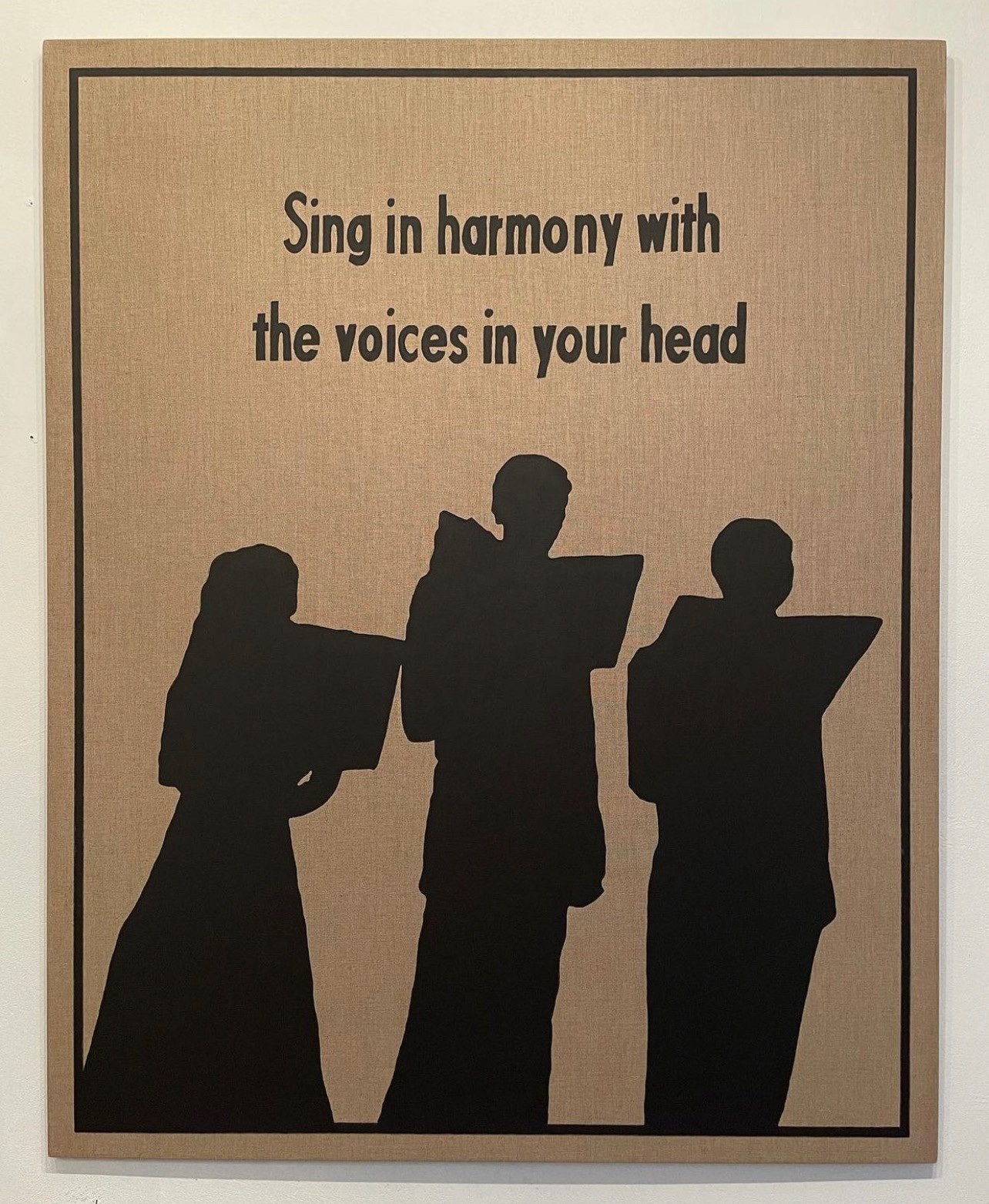 Johan Deckmann - The Voices, 2021, Acrlyic on canvas