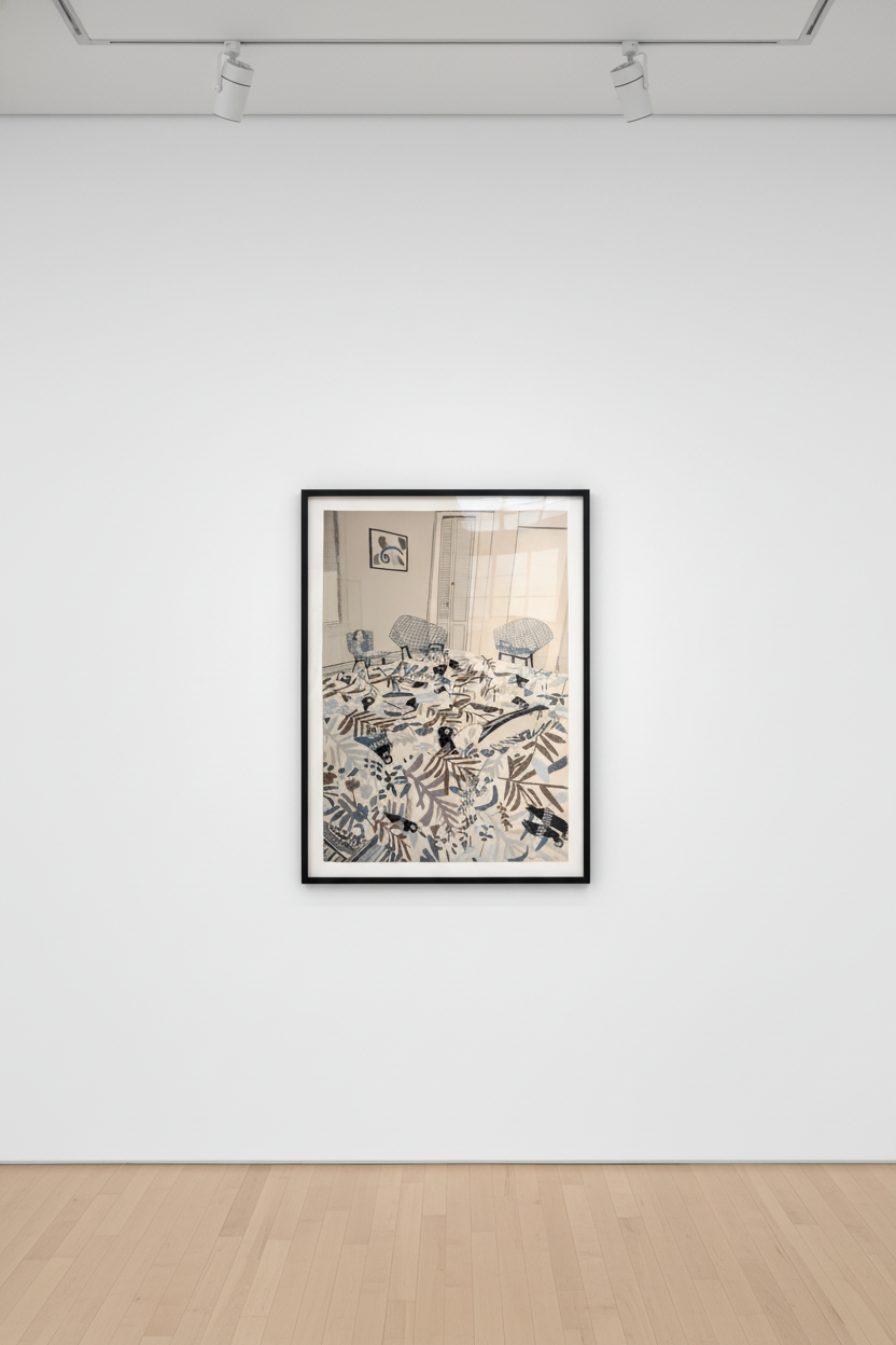 Jonas Wood - Dawn, 2014, Lithograph