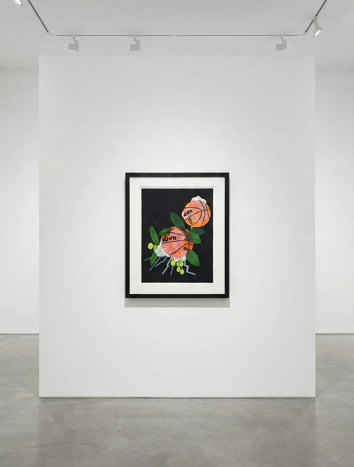 Jonas Wood - Double Basketball Orchid 3 State III, 2025, 25 color lithograph