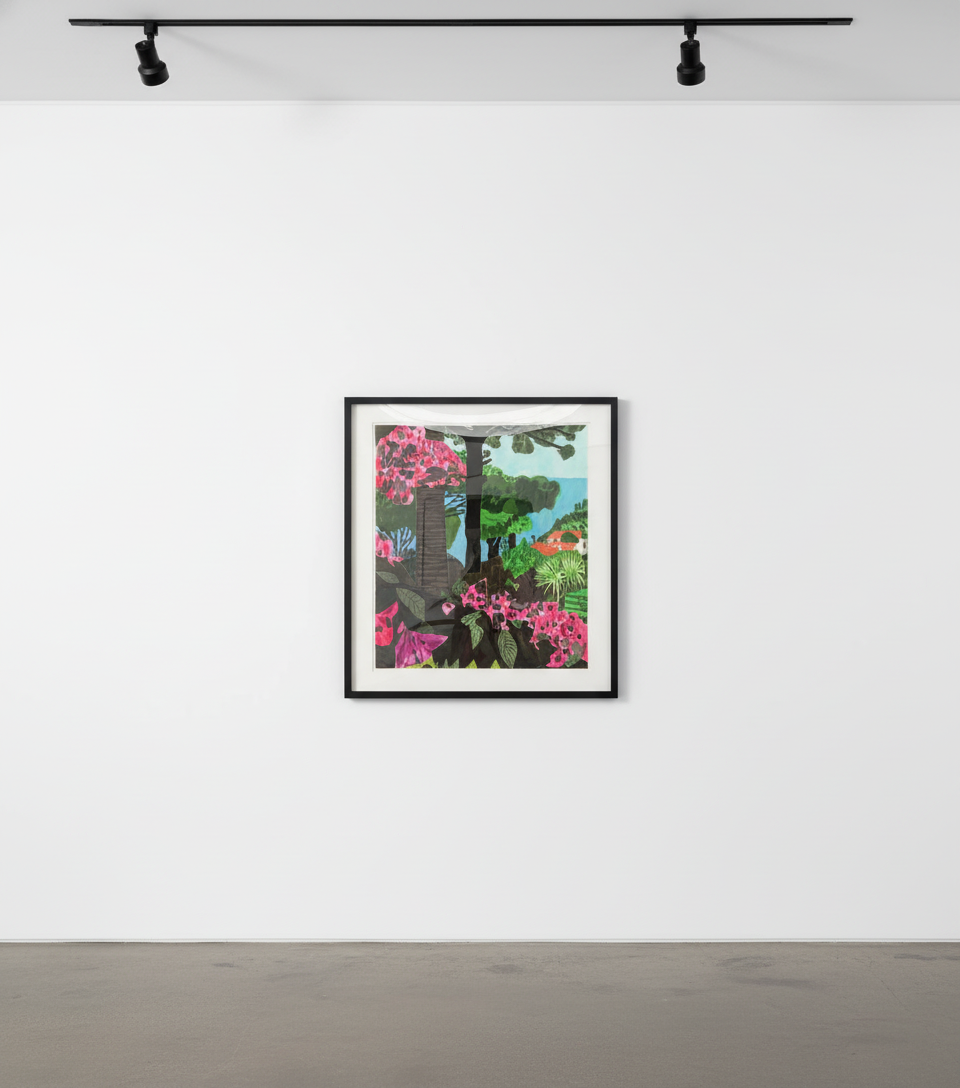 Jonas Wood - Four Landscapes (Summer), 2020, Ukiyo-e Japanese style woodcuts