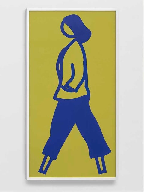 Julian Opie - Culottes (from Crossings), 2021, Colour-changing lenticular print on acrylic
