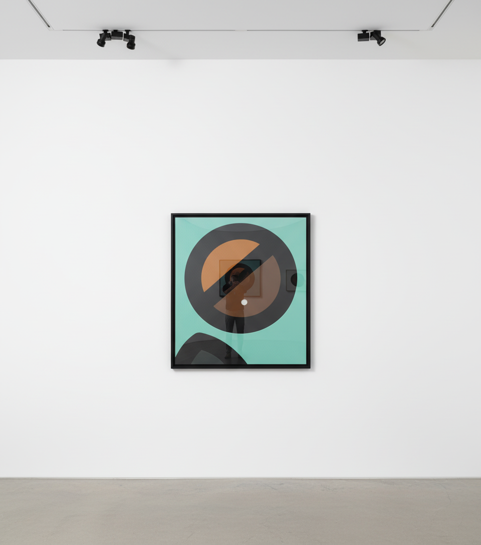 Julian Opie - Diamond Earring, 2019, Auto paint on aluminium