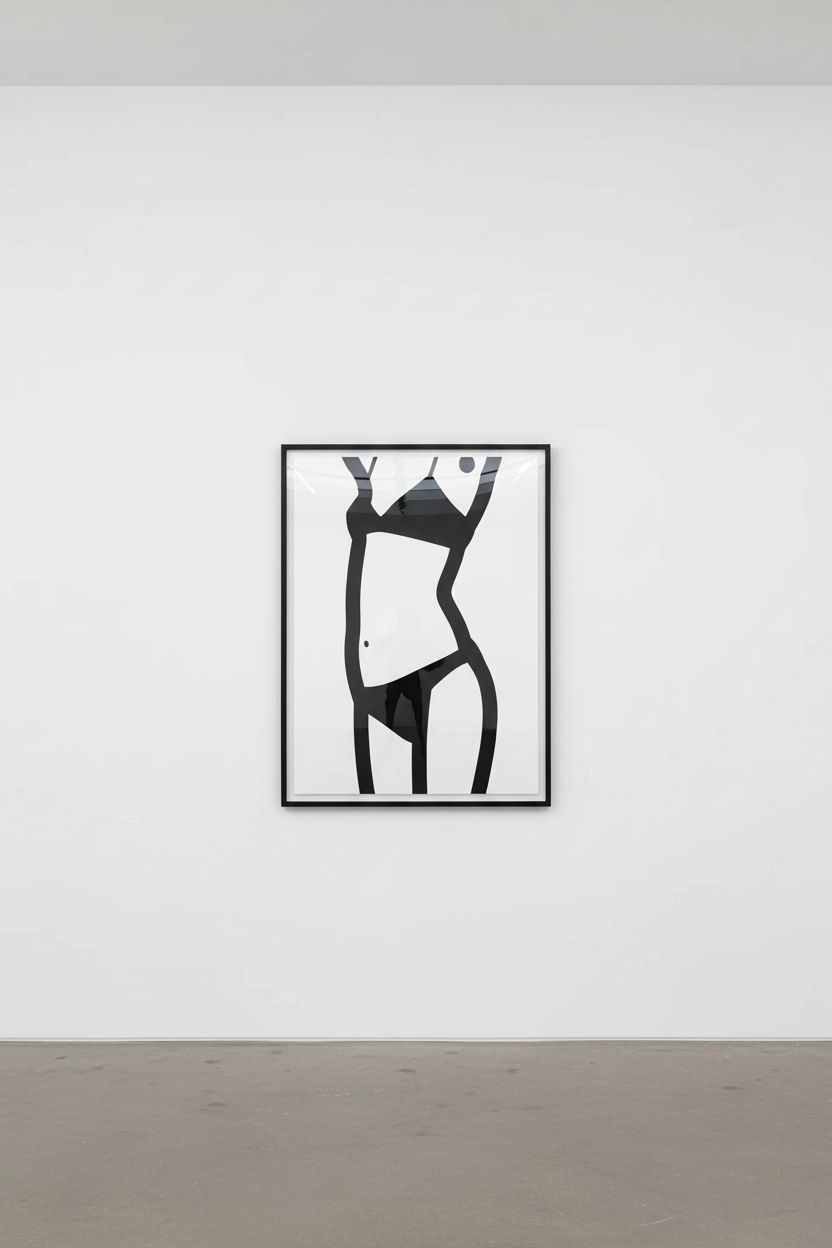 Julian Opie - Suzanne (front) 1, 2006, Screenprint