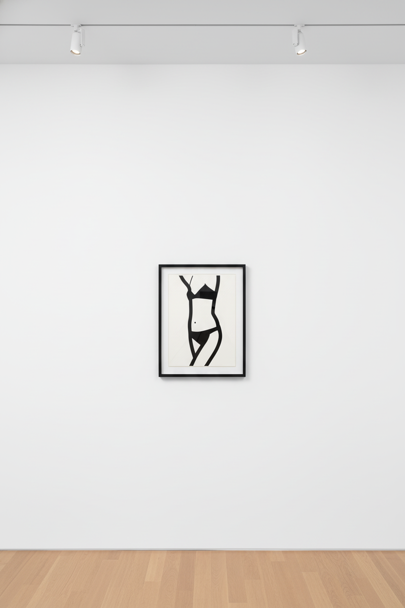 Julian Opie - Suzanne (front) 8, 2006, Screenprint