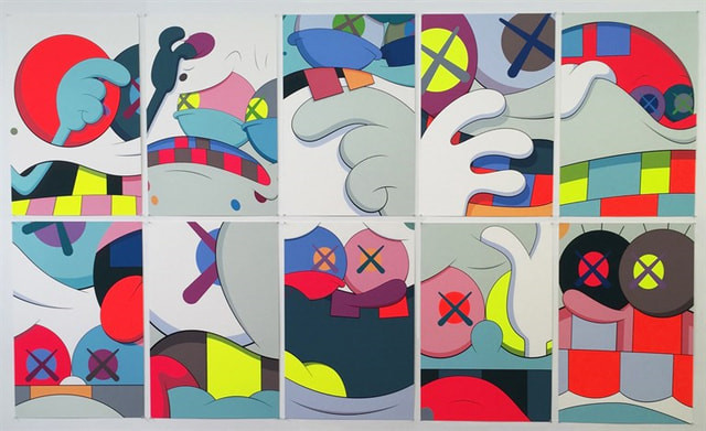 KAWS - Blame Game, 2014, Set of 10 Screenprints