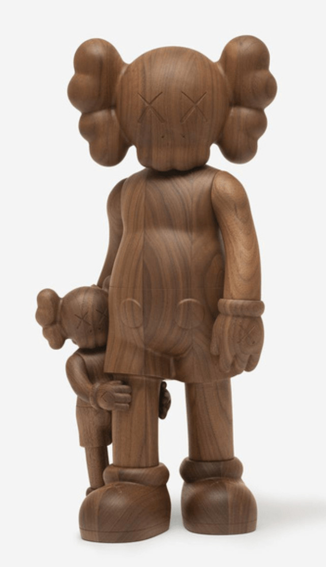 KAWS - Good Intentions, 2021, Walnut wood