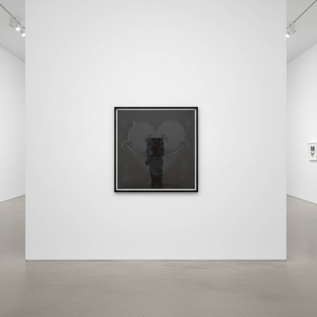 KAWS - Kawsbob (black), 2010, Screenprint