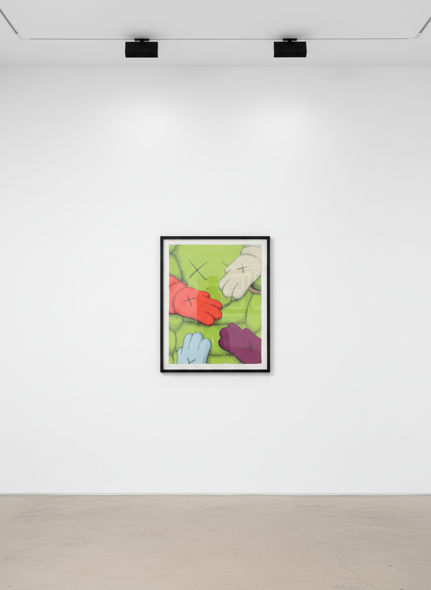 KAWS - Urge IX (dark green), 2020, Screenprint