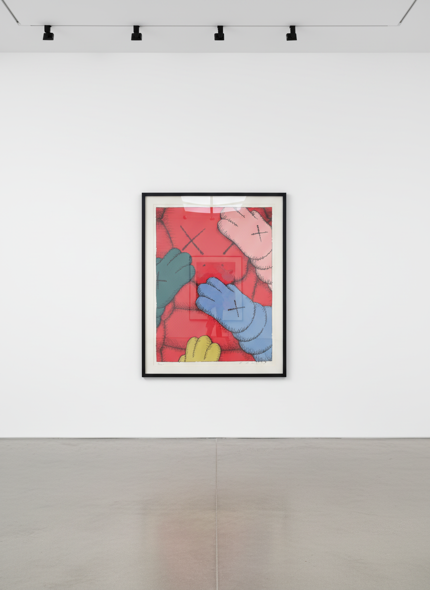 KAWS - Urge X (pink), 2020, Screenprint