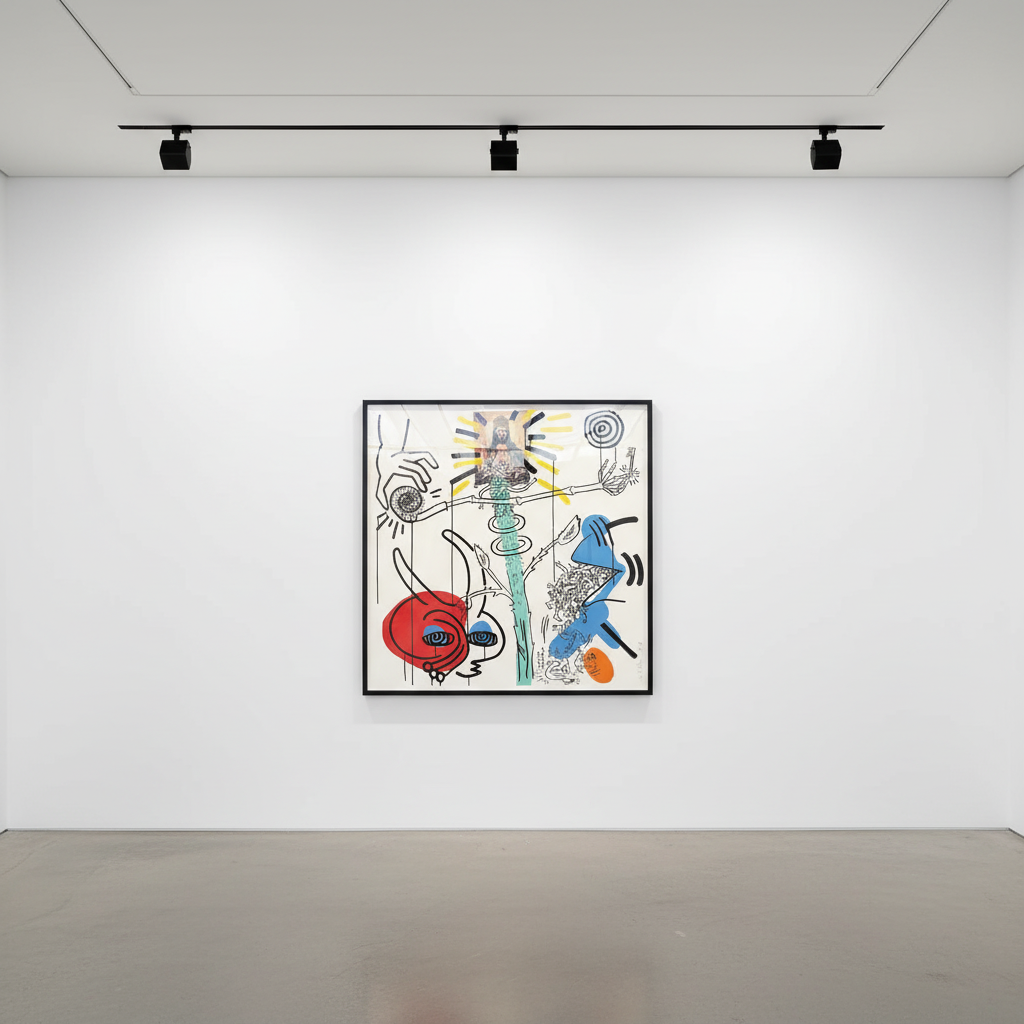 Keith Haring - Apocalypse 10 (Littmann PP. 109), 1988, Silkscreen