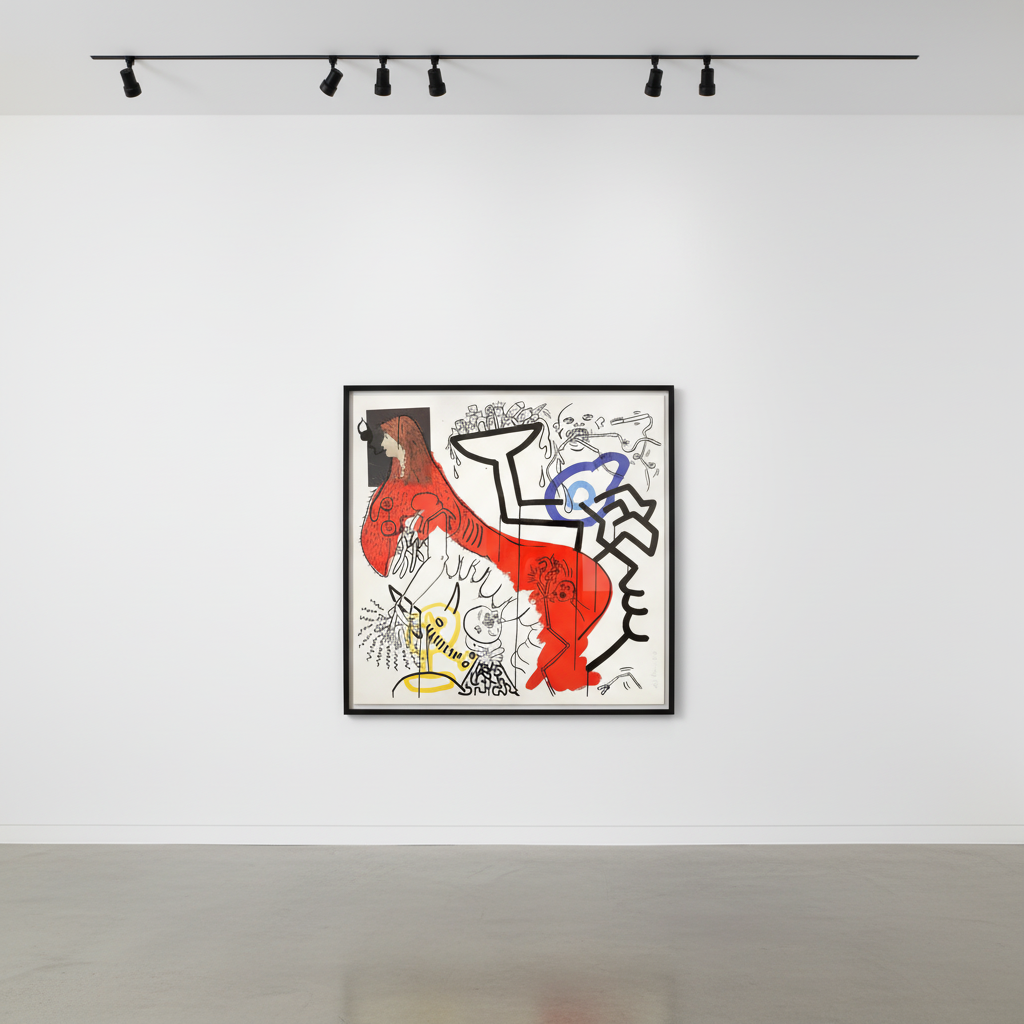 Keith Haring - Apocalypse 4 (Littmann PP. 102), 1988, Silkscreen