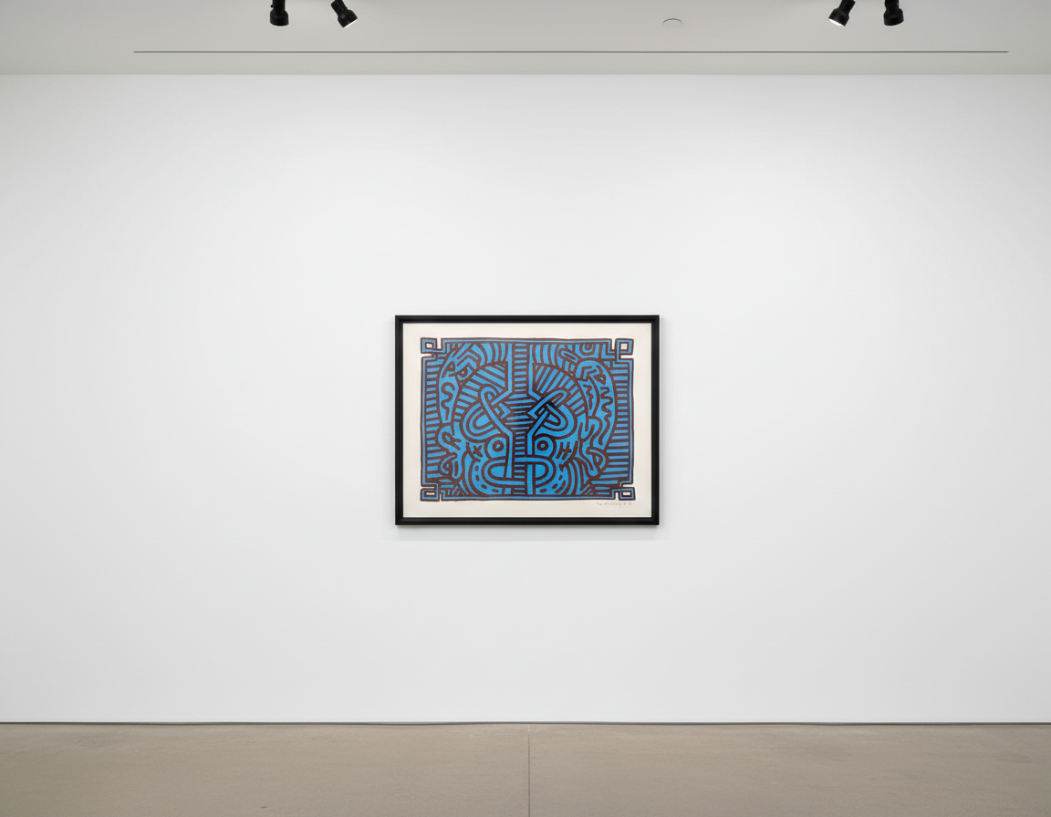 Keith Haring - Chocolate Buddha 1 (Littmann PP. 123), 1989, Lithograph