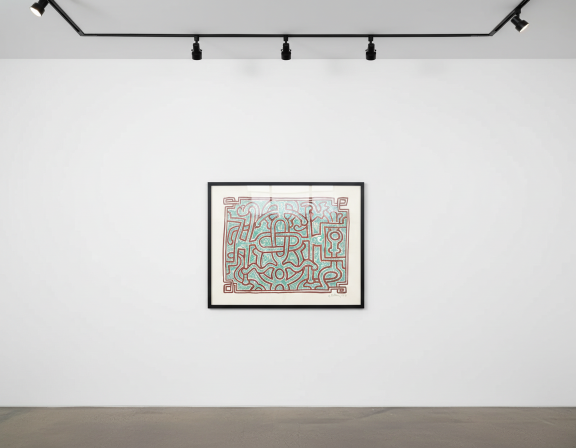 Keith Haring - Chocolate Buddha 5 (Littmann PP. 125), 1989, Lithograph