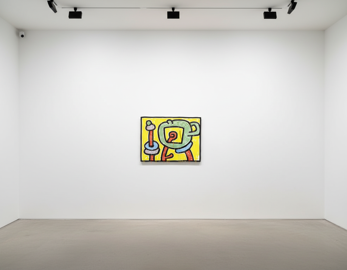 Keith Haring - Flowers 3 (Littmann PP. 166), 1990, Silkscreen